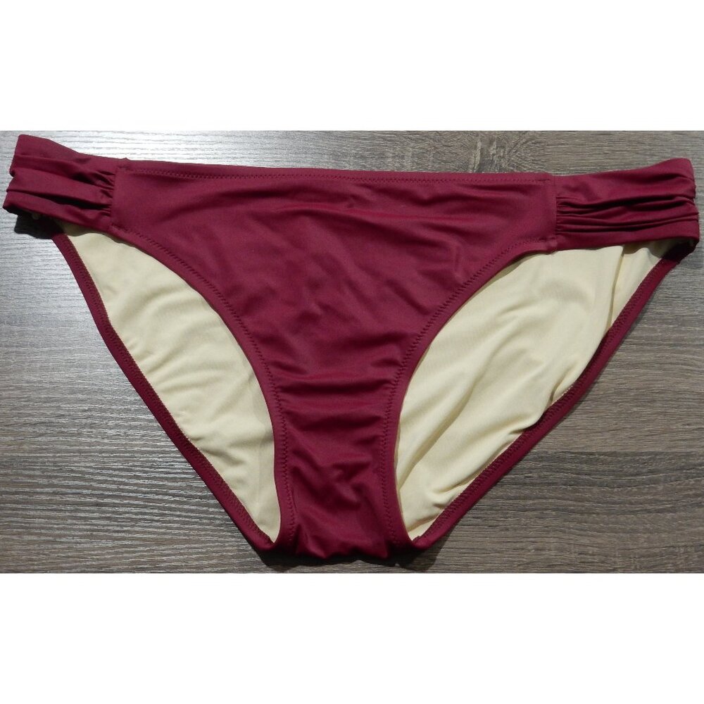 Amazon Essentials Side Tab Bikini Swimsuit Bottom - Red Fruit - XXL